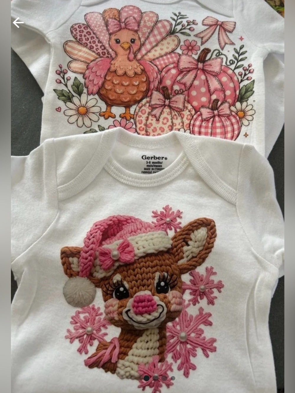 Thanksgiving/Christmas Baby Bundle 3-6M New